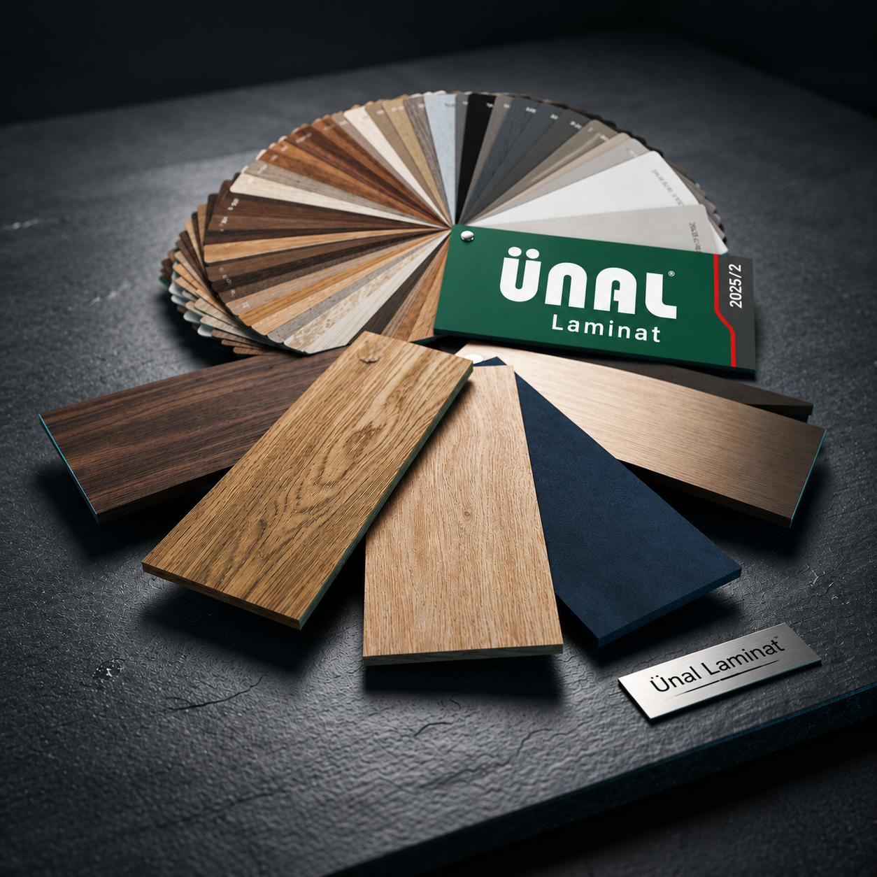 Ünal Laminat Ahşap ve PVC Folyo Numuneleri